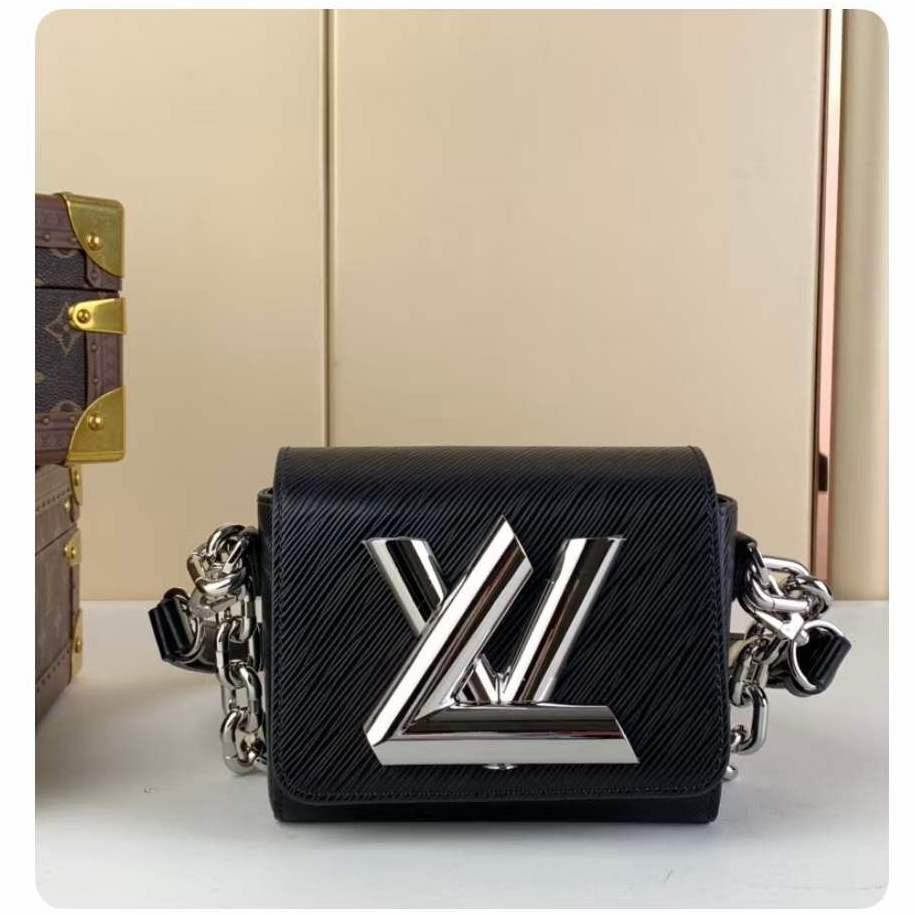 Louis Vuitton Twist mini handbag M22296 black audidoll